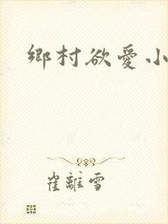 乡村欲爱小说封面