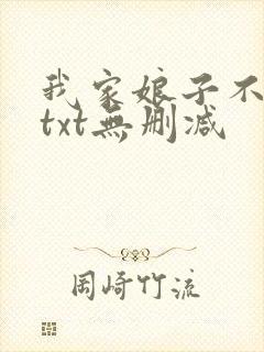 我家娘子不对劲txt无删减