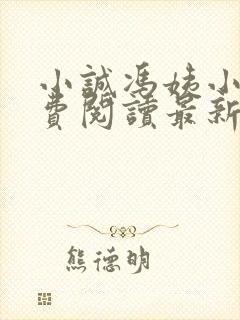 小诚冯姨小说免费阅读最新章节封面