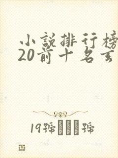 小说排行榜2020前十名玄幻小说封面