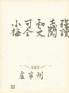 小可和志强和阿梅全文阅读可人如玉封面