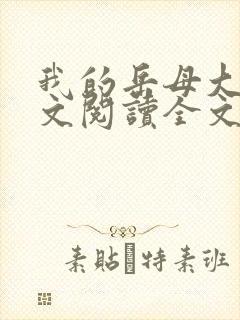我的岳母大人全文阅读全文小说