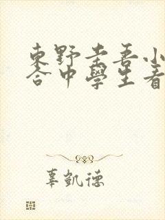 东野圭吾小说适合中学生看吗