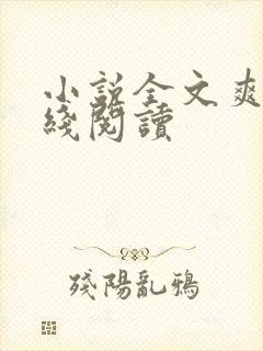 小说全文爽文在线阅读