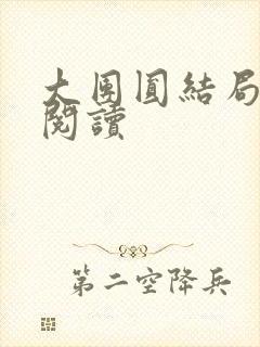 大团圆结局全文阅读封面