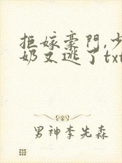 拒嫁豪门,少奶奶又逃了txt.小说免费阅读