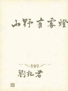 山野有雾灯