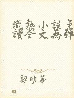 炽热小说免费阅读全文无弹窗