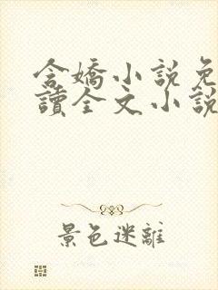含娇小说免费阅读全文小说主人公封面