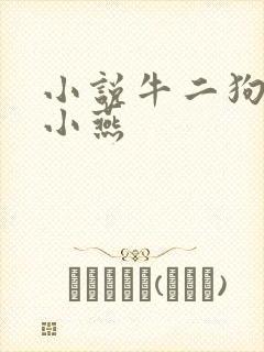 小说牛二狗,陈小燕