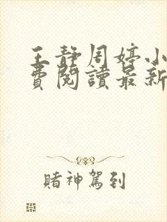 王静周婷小说免费阅读最新章节更新