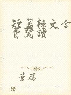 短篇辣文合集免费阅读
