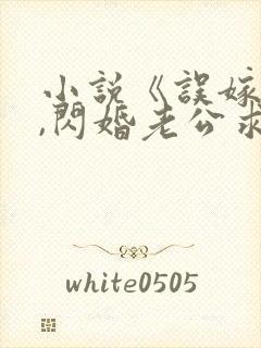 小说《误嫁豪门,闪婚老公求见面》封面
