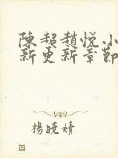 陈超赵悦小说最新更新章节免费阅读封面