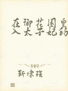 在御花园皇上进入太子妃的小说