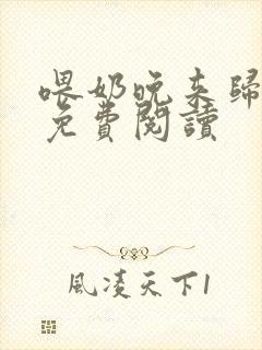 喂奶晚来归小说免费阅读封面