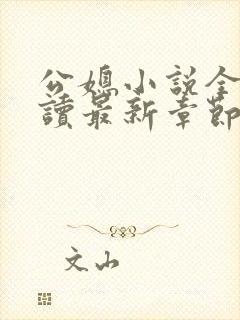 公媳小说全文阅读最新章节内容封面