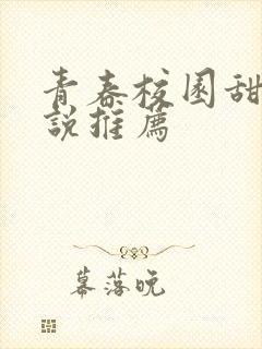 青春校园甜文小说推荐封面