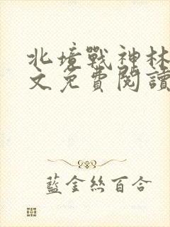 北境战神林北全文免费阅读