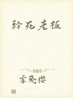 干死老板封面