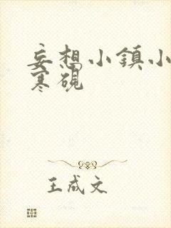 妄想小镇小说墨寒砚封面