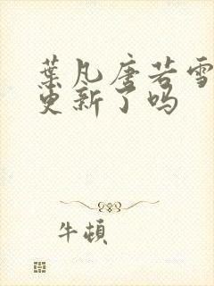 叶凡唐若雪今天更新了吗
