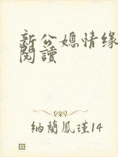 新公媳情缘免费阅读