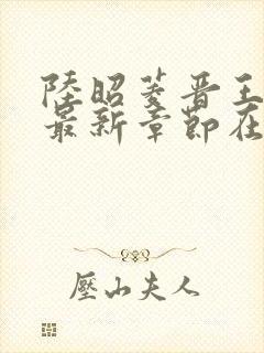 陆昭菱晋王小说最新章节在线阅读