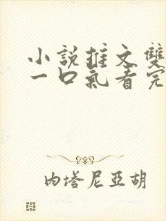 小说推文双女主一口气看完