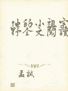 他的小祖宗甜又野全文阅读