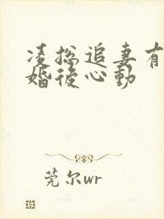 凌总追妻有点甜婚后心动