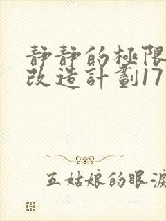 静静的极限自我改造计划17