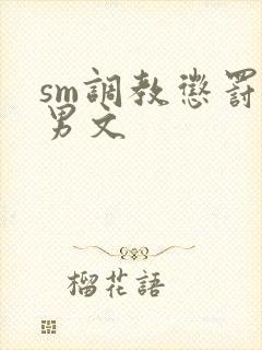sm调教惩罚男男文
