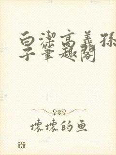 白洁高义孙倩东子笔趣阁封面
