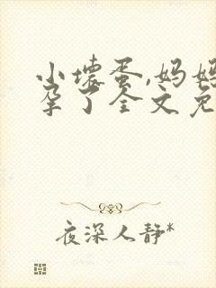 小坏蛋,妈妈怀孕了全文免费阅读