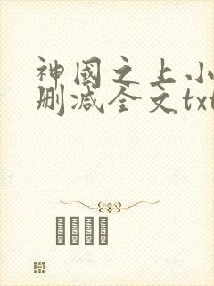 神国之上小说无删减全文txt