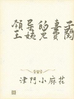 领导的妻子小说王姨免费阅读全文封面