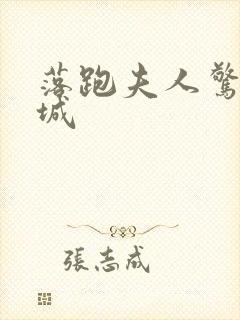落跑夫人惊艳全城