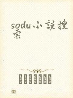 sodu小说搜索