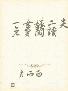 一女嫁二夫小说免费阅读封面