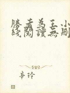 胜者为王小说在线阅读无删减