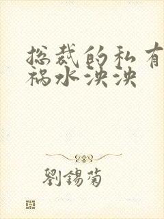 总裁的私有宝贝祸水泱泱