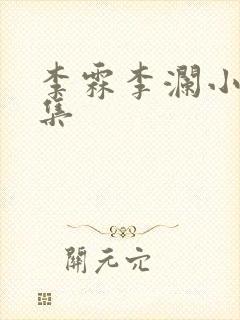 李霖李澜小说全集