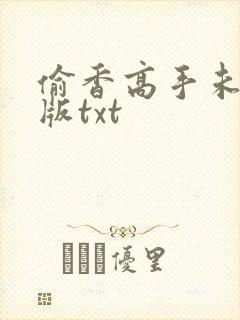 偷香高手未删减版txt封面