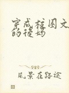 穿成校园文男主的后妈封面