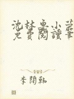 沈林鲁小荣小说免费阅读笔趣阁