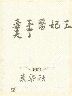 毒手医妃王爷休夫了