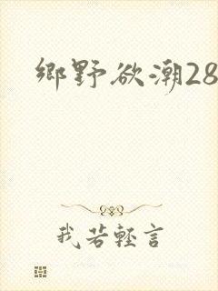 乡野欲潮28章
