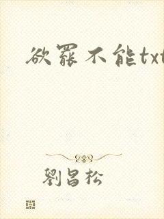 欲罢不能txt封面