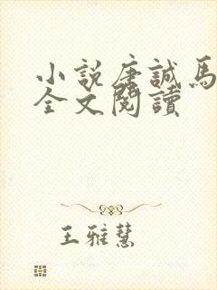 小说唐诚马玉倩全文阅读